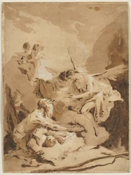 De laatste communie van St. Hiëronymus, ca. 1726