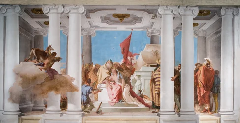 Het Offer van Iphigenia, uit de Entreehal in de Palazzina