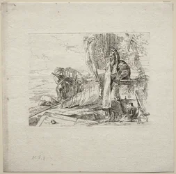 Verschillende Caprices: De Filosoof Staand met Boek, 1785