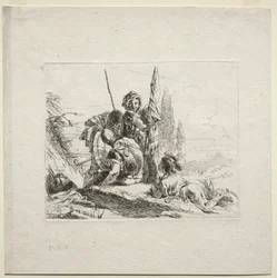 Verschillende Caprices: De drie soldaten en de jongen