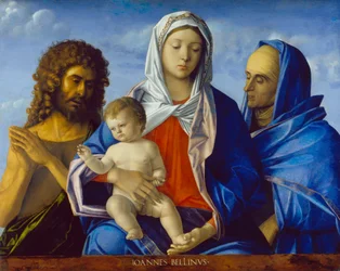 Madonna en Kind met heiligen Johannes de Doper en Elizabeth