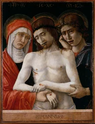 Pietà met Madonna en Johannes de Evangelist