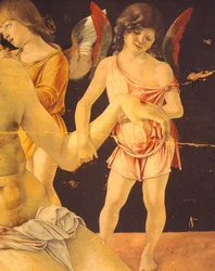 Pietà of Dode Christus ondersteund door Engelen (detail)