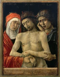 Pieta met de Maagd en St. Johannes