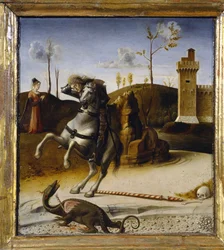 Sint Joris die de draak doodt, ca. 1430-1516 (schilderij)