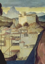 Maagd en Kind tussen Johannes de Doper en een vrouwelijke heilige (detail)