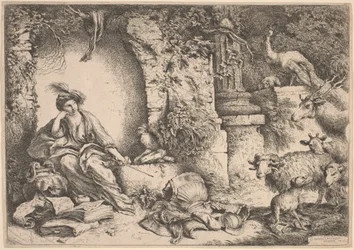 Circe verandert de mannen van Ulysses in beesten