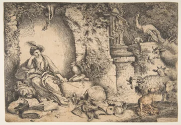 Circe met de metgezellen van Odysseus veranderd in dieren, 1650-51