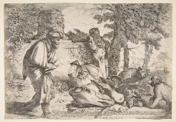 Diogenes op zoek naar een eerlijke man, ca. 1645-47