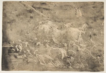 Noach en de dieren die de ark binnengaan