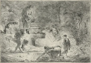Tobit Begraaft de Doden, circa 1647-51