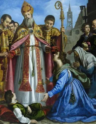 Sint Zenobius wekt een dode jongen tot leven, waarschijnlijk circa 1610-20