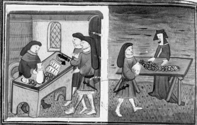 Decameron, Guasparruolo leent geld aan Gulfardo; Gulfardo geeft het geld aan Ambrogia. Dag acht, nieuwsbericht 1