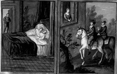 Decameron, De nicht van de bisschop slaapt met Dego della Ratta; Nonna de