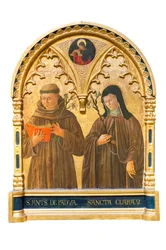 Sint Antonius van Padua en Sint Clara van Assisi