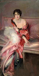 Madame Juillard in rood, 1912