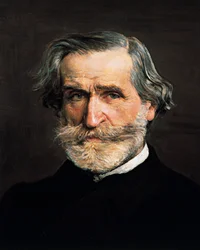 Portret van Giuseppe Verdi (Roncole Verdi, Busseto)