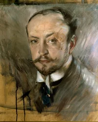 Studie voor zelfportret in Montorsoli