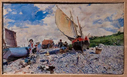 Het strand van Etretat