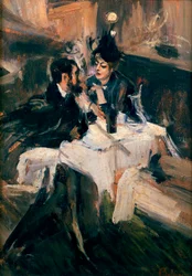 De lunch van de geliefden, ca. 1895