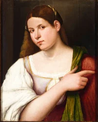 Portret van een jonge vrouw