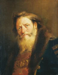 Hoofd van een oude man