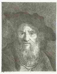Man met baret
