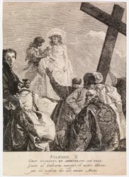 Via crucis - Statie X. Jezus wordt van zijn kleren ontdaan