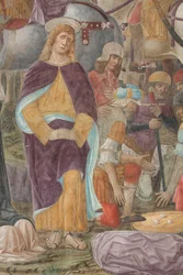Milaan, Refter van het Cenacolo Vinciano, Donato Montorfano, Kruisiging van Christus