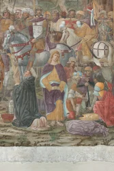 Milaan, Refter van het Cenacolo Vinciano, Donato Montorfano, Kruisiging van Christus