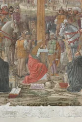 Milaan, Refter van het Laatste Avondmaal, Donato Montorfano, Kruisiging van Christus