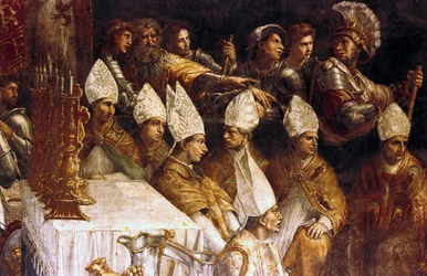De kroning van Karel de Grote