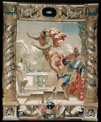 Mercurius vertelt Aeneas om Carthago te verlaten, 1679
