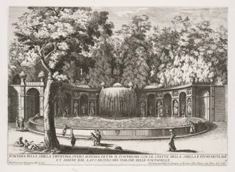 De fonteinen van Rome, Boek IV, plaat 7: Fontein van de Tiburtijnse Sibylle
