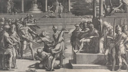 Het Martelaarschap van Sint-Paulus en de Veroordeling van Sint-Petrus