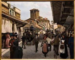 Wandeling over de Oude Brug in Florence