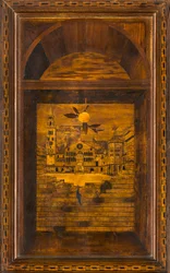 Lignaean Canonical Choir, Ingelegd door Giovanni Maria Platina 1484, Stallo Superiore, Piazza del Duomo di Cremona