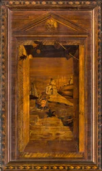 Lignaean Canonical Choir, Ingelegd door Giovanni Maria Platina 1484, Bovenste koorbank