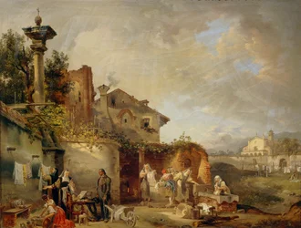 Waskamer van klooster
