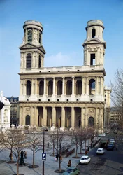 Gevel van de kerk van Saint-Sulpice, Parijs