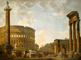 Romeins Capriccio: Het Colosseum en andere monumenten