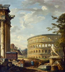 Romeins Landschap met het Colosseum
