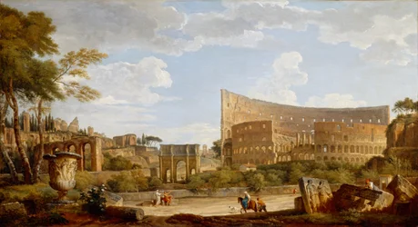 Uitzicht op het Colosseum