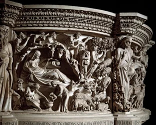 Geboorte, detail