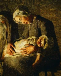 De twee moeders (detail)