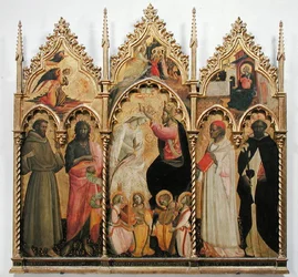 Kroning van de Maagd met heiligen, ca. 1420