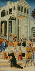 Salome vraagt Herodes om het hoofd van Johannes de Doper
