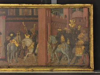 Het verhaal van Trajanus en de weduwe (detail)
