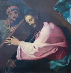 Christus draagt het kruis
