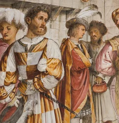 Centraal Schip, Vijfde Zuidelijke Span, Christus voor Pilatus, Girolamo Romanino